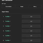 super heinz bet returns calculator